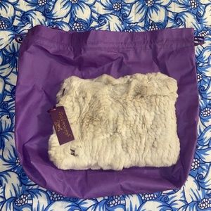 NWT Glamourpuss 100% Rabbit Fur neck warmer